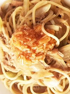 簡単なめたけの和風パスタ^ ^-レシピのメイン写真