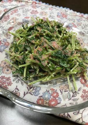 隠し味入り！豆苗の明太子マヨサラダ♡-レシピのメイン写真