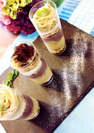 さつまいものモンブランムース-レシピのメイン写真