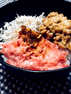 ずぼらnaマグロたたき丼(覚書)-レシピのメイン写真