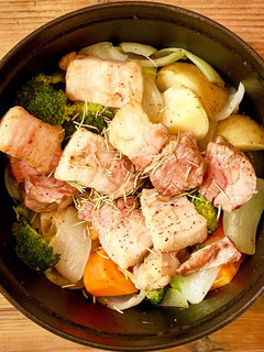 【ストウブ】ごろごろ野菜と豚のロースト-レシピのメイン写真