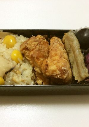 ㉗ エリンギと銀杏の松茸風 おこわ弁当♡-レシピのメイン写真