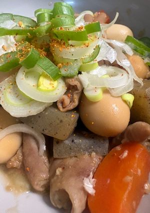 豚白モツ(牛白モツ)のどて焼き-レシピのメイン写真