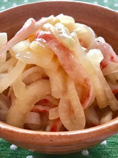 ダイエット最強♡酢玉ねぎ味噌味&カニカマ-レシピのメイン写真
