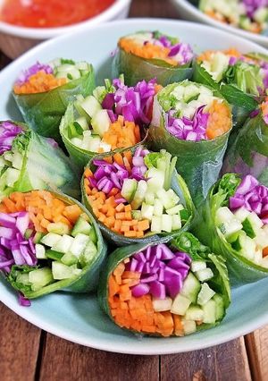 カラフル生野菜の生春巻き-レシピのメイン写真