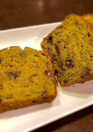 ＊HMで抹茶チョコパウンドケーキ＊-レシピのメイン写真
