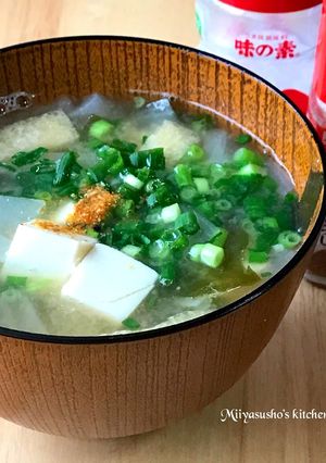いりこ出汁のお味噌汁-レシピのメイン写真