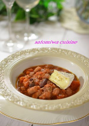 5分で!お豆とオイルサーディンのトマト煮-レシピのメイン写真