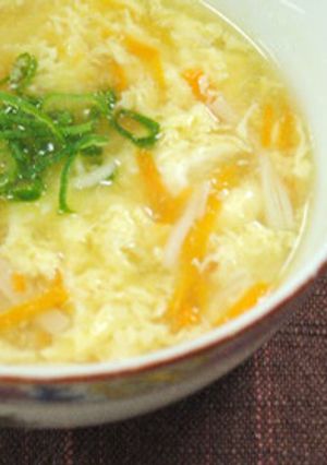 かきたまにんじんスープ-レシピのメイン写真