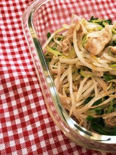 豚肉ともやしと豆苗の中華炒め-レシピのメイン写真