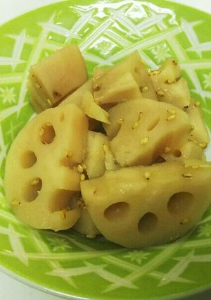 蓮根の味噌煮-レシピのメイン写真