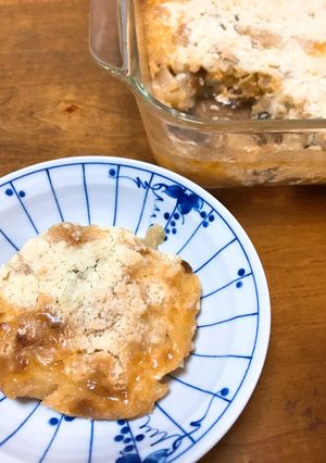 アップルクラムケーキ-レシピのメイン写真
