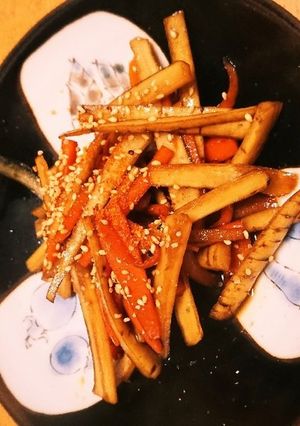 ごぼうと人参のきんぴら-レシピのメイン写真
