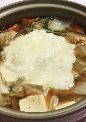 ふんわりトロロ鍋-レシピのメイン写真