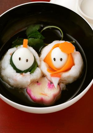 ひな人形お吸いもの-レシピのメイン写真