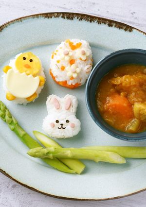 たまご型ライスのカレー-レシピのメイン写真