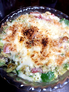 低糖質!豆腐とアボカドのベーコングラタン-レシピのメイン写真