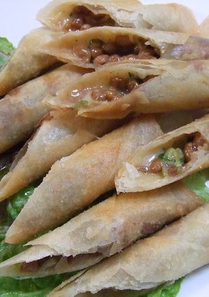 ネバネバ納豆チーズ春巻き-レシピのメイン写真