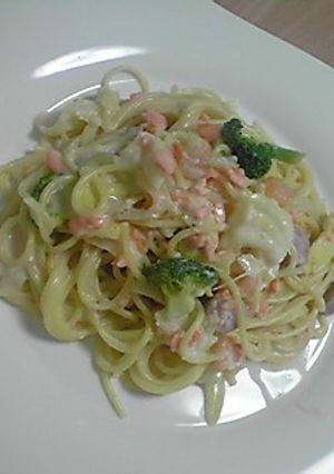 サーモンのクリームパスタ-レシピのメイン写真
