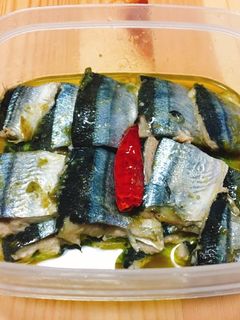 秋刀魚ヒージョ-レシピのメイン写真
