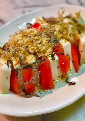 No2103 豆腐とトマトのカプレーゼ-レシピのメイン写真