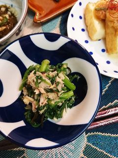 春菊ツナ和え物-レシピのメイン写真
