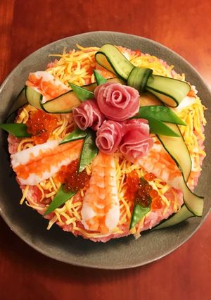 ひな祭りちらし-レシピのメイン写真