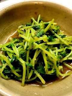 【お弁当に!】豆苗の胡麻和え-レシピのメイン写真
