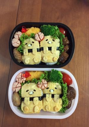 ぐでたま弁当-レシピのメイン写真