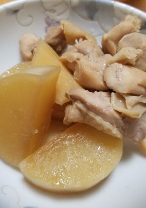 炊飯器で簡単！しみしみ皮ごと鶏大根-レシピのメイン写真