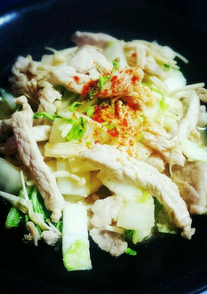 豚ロースと白菜エノキの中華風炒め-レシピのメイン写真