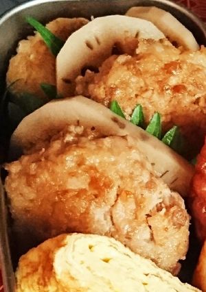 ジャガイモがつなぎの豚バーグ-レシピのメイン写真