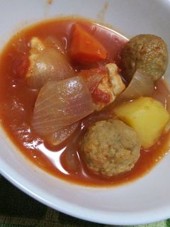 ささ身と野菜のトマト煮-レシピのメイン写真
