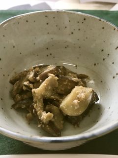 茄子のゴマ味噌煮(透析食)-レシピのメイン写真