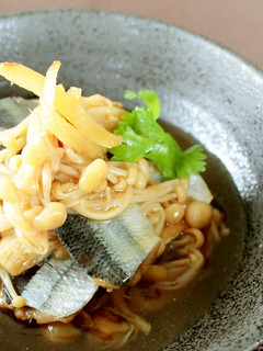 レンジで簡単!さんまとえのきのしぐれ煮-レシピのメイン写真