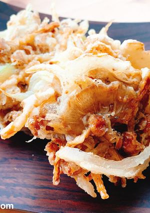きのこと玉ねぎのかき揚げ-レシピのメイン写真