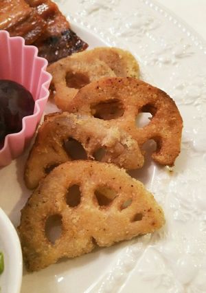 れんこんの揚げ焼き-レシピのメイン写真