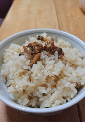 パスタソースで炊き込みご飯！-レシピのメイン写真