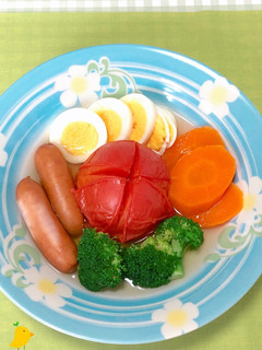 大人の丸々トマトスープ〜(o˘◡˘o)♡-レシピのメイン写真