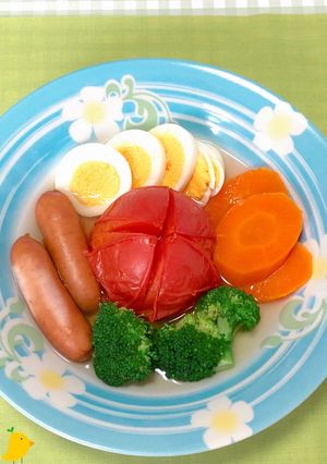 大人の丸々トマトスープ〜(o˘◡˘o)♡-レシピのメイン写真