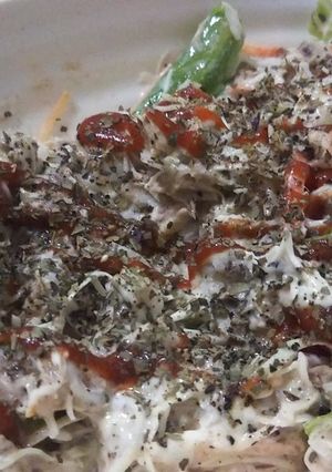 5分で簡単♪サバサラダオーロラソース風-レシピのメイン写真
