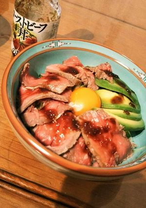 ローストビーフ丼-レシピのメイン写真