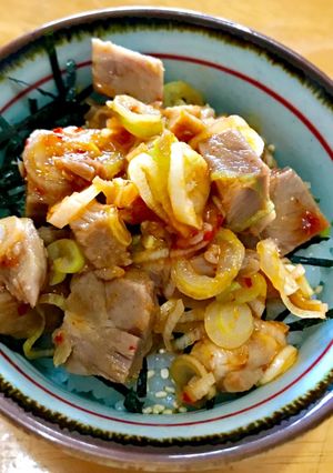 ぴり辛チャーシュー丼-レシピのメイン写真
