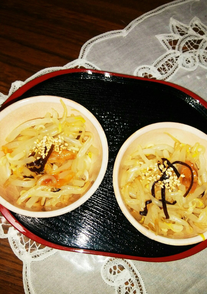 簡単！もやしの梅肉和え♡お酒の肴に-レシピのメイン写真