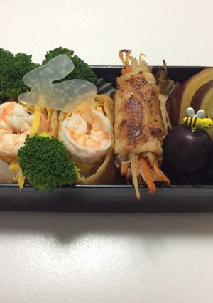 ㉘ うさぎの贈り物♡ いなり寿司弁当-レシピのメイン写真
