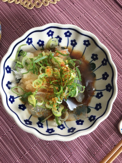一手間で絶品 鯛のお刺身みぞれ掛け-レシピのメイン写真