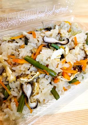 炊飯器で簡単！優しい味の山菜おこわ-レシピのメイン写真