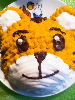 1歳の誕生日に♡しまじろうケーキ-レシピのメイン写真