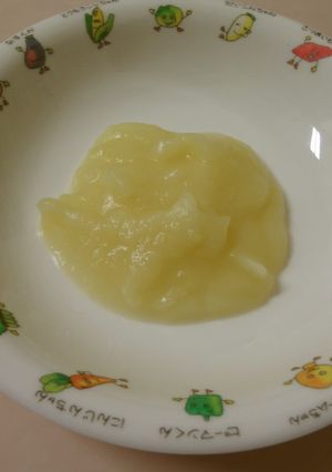 離乳食5か月～さつまいものミルク煮-レシピのメイン写真