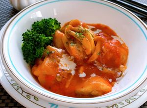 鶏肉の簡単トマトソース煮込み-レシピのメイン写真